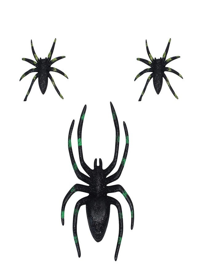 Kabello Spider Prank Gag Toy for Kids Halloween Scary Prank Toys (Black) (Set of 3) - Image 3
